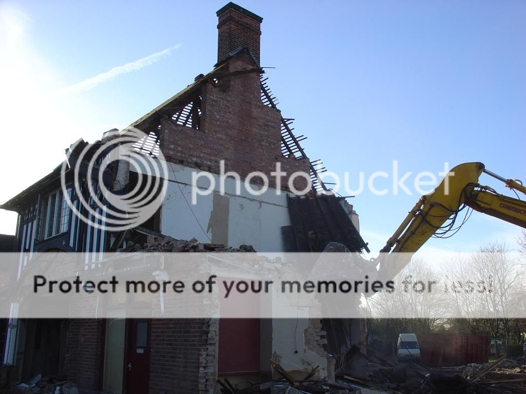 Punch Bowl Inn Demolition Main Street Stapenhill Burton on Trent part 2